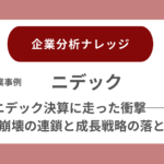 ニデック決算に走った衝撃──信頼崩壊の連鎖と成長戦略の落とし穴