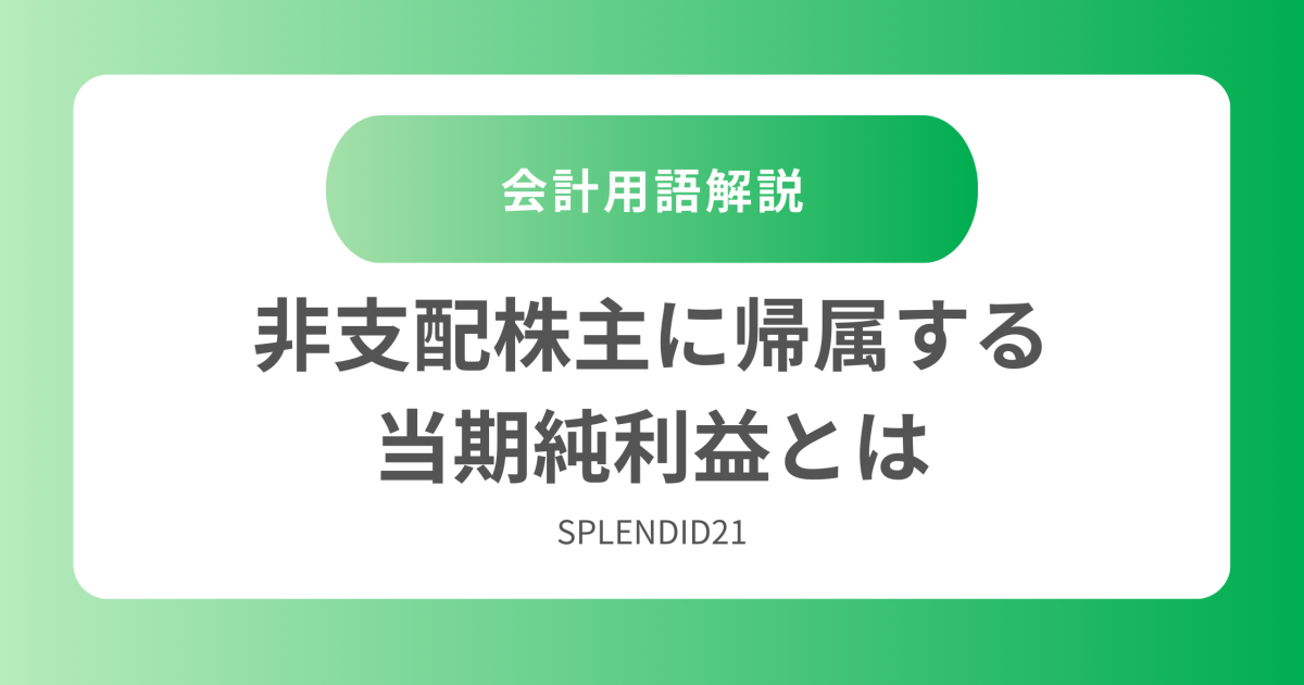 非支配株主に帰属する当期純利益